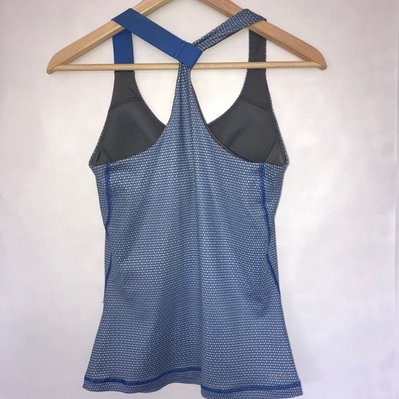 Blue Nike workout tank top - Picture 3 of 4